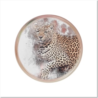 Leopard Panther Wild Animal Safari Africa Jungle Posters and Art